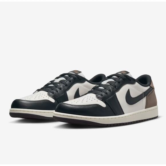 NIKE Air Jordan 1 Low OG 'Mocha' Sneakers Size 7 - Picture 2 of 11